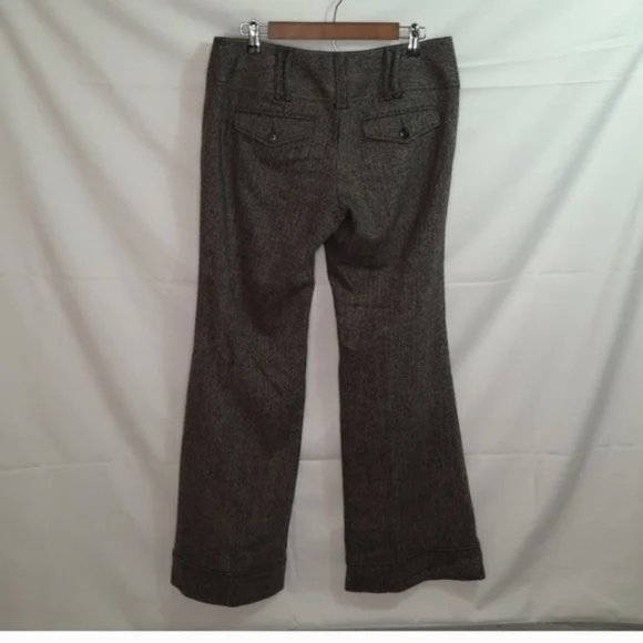 Free People Wide Leg Tweed Trousers Size 10 - Picture 6 of 9